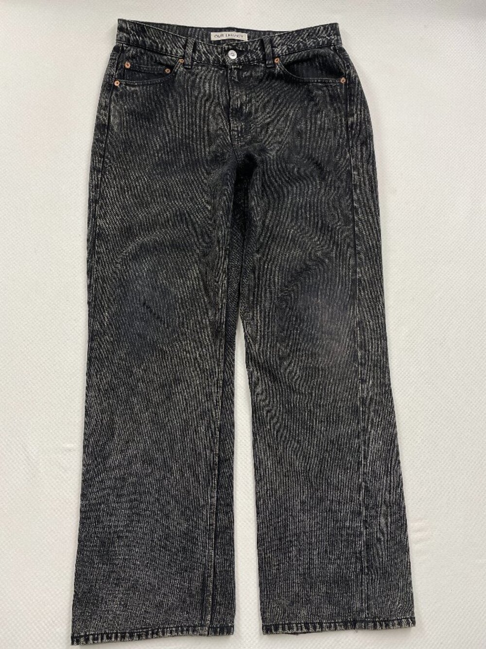 Our Legacy Third Cut 808119 Black Wash Denim Jeans Size 33 Fits 34x32 Men’s